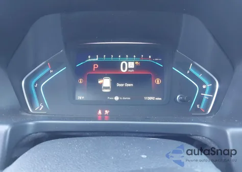 2021 Honda Odyssey Ex-L z USA, uszkodzony, nr VIN 5FNRL6H79MB044749